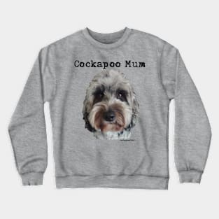 Merle Cockapoo Dog Mum Crewneck Sweatshirt